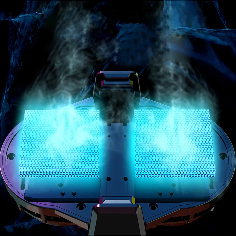 X53 Dual-core Semiconductor Radiator Portable Adjustable Back Clip Silent Phone Cooling Fan For Smartphone Live Game Accessories