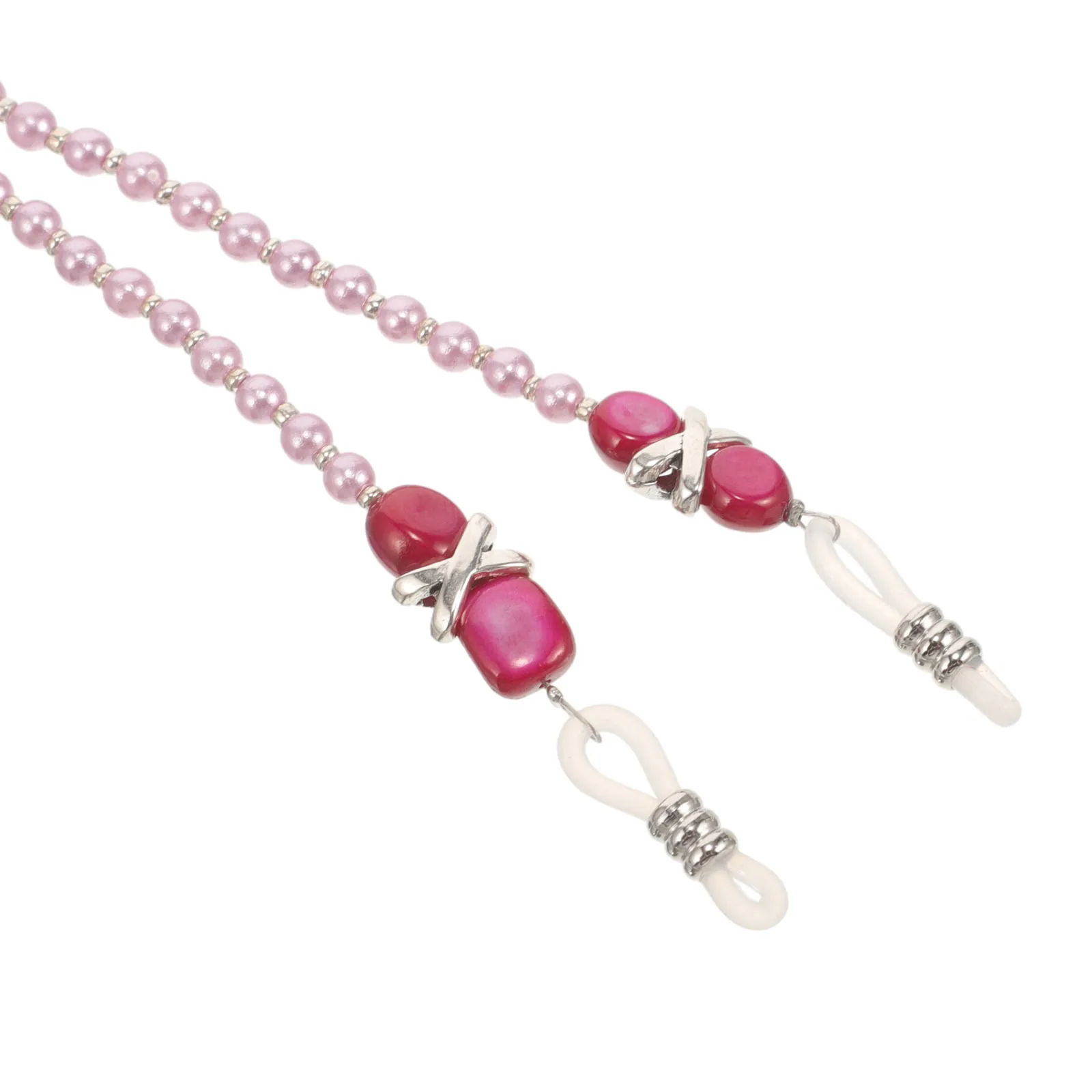 

Beaded Eyeglasses Chain Durable Imitation Pearl Glasses Holder Necklace Lanyard Sunglasses Chain for Women Eyeglass Strap