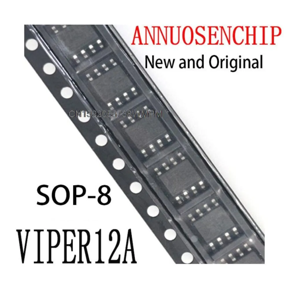 10PCS New and Original SMD VIPER12 SOP-8 VIPER12A