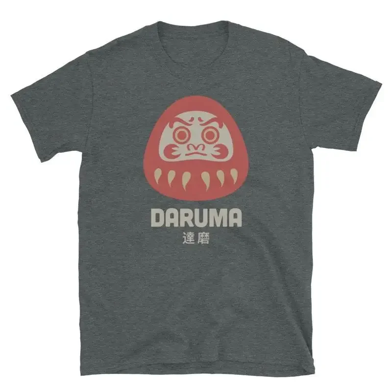 Daruma T Shirt Japanese Zen Buddhism Lucky Buddhist Vintage Style