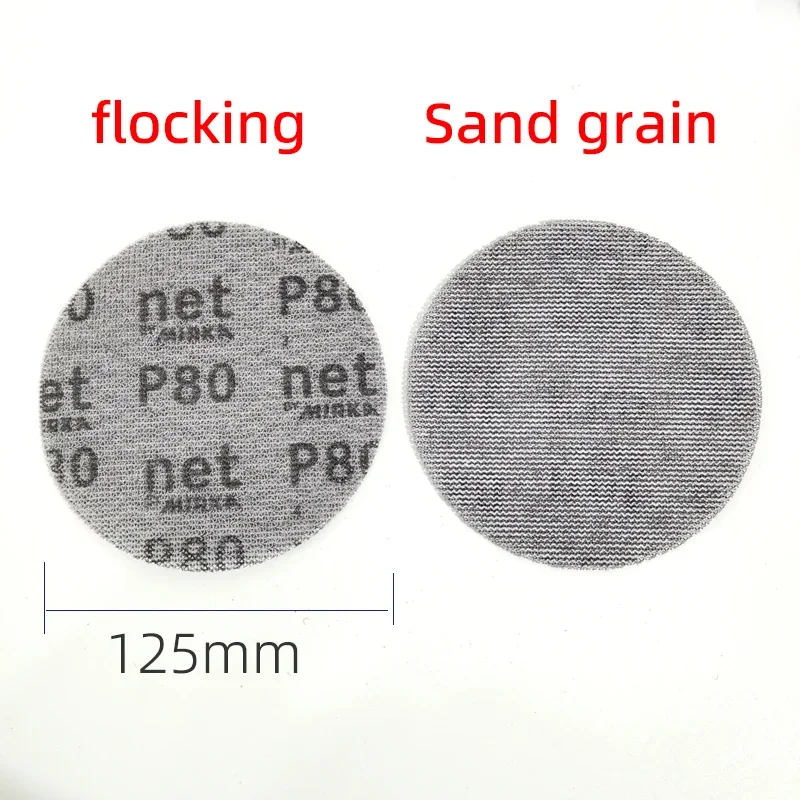 MIRKA Mesh Sandpaper 5In 125mm Abrasive Grinding Disc Dust Free Sanding Discs Net Sandpaper Anti-blocking 80-800Grit Car Pain