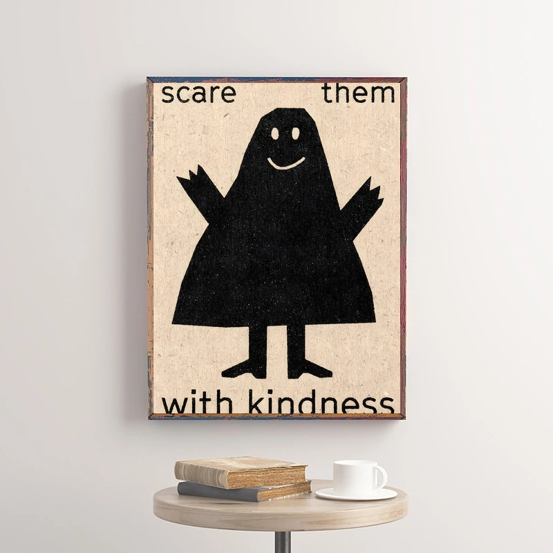 مجردة الكلاسيكية الجدار ملصق فني الحياة غريب جدار الفن طباعة قماش بتصميم قديم اللوحة لغرفة الاستوديو ديكور المنزل صورة #4