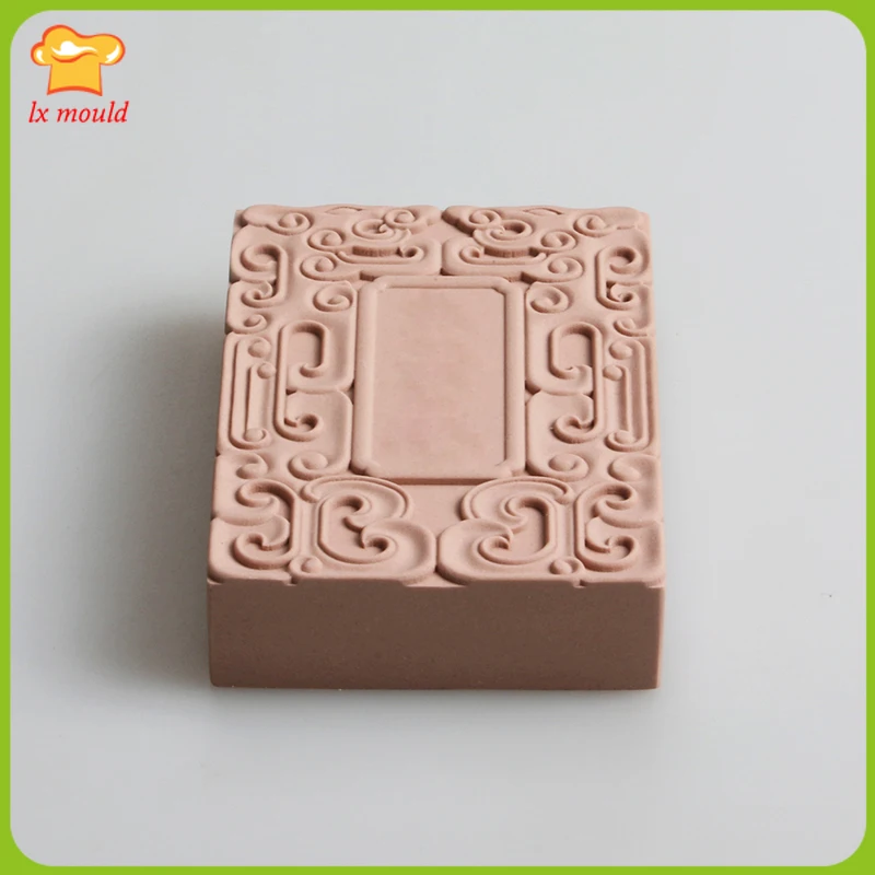 Auspicious Cloud Mould Peace Auspicious Frame Handmade DIY Aromatherapy Wax Tablets Gypsum Soap Candle Silicone Mold