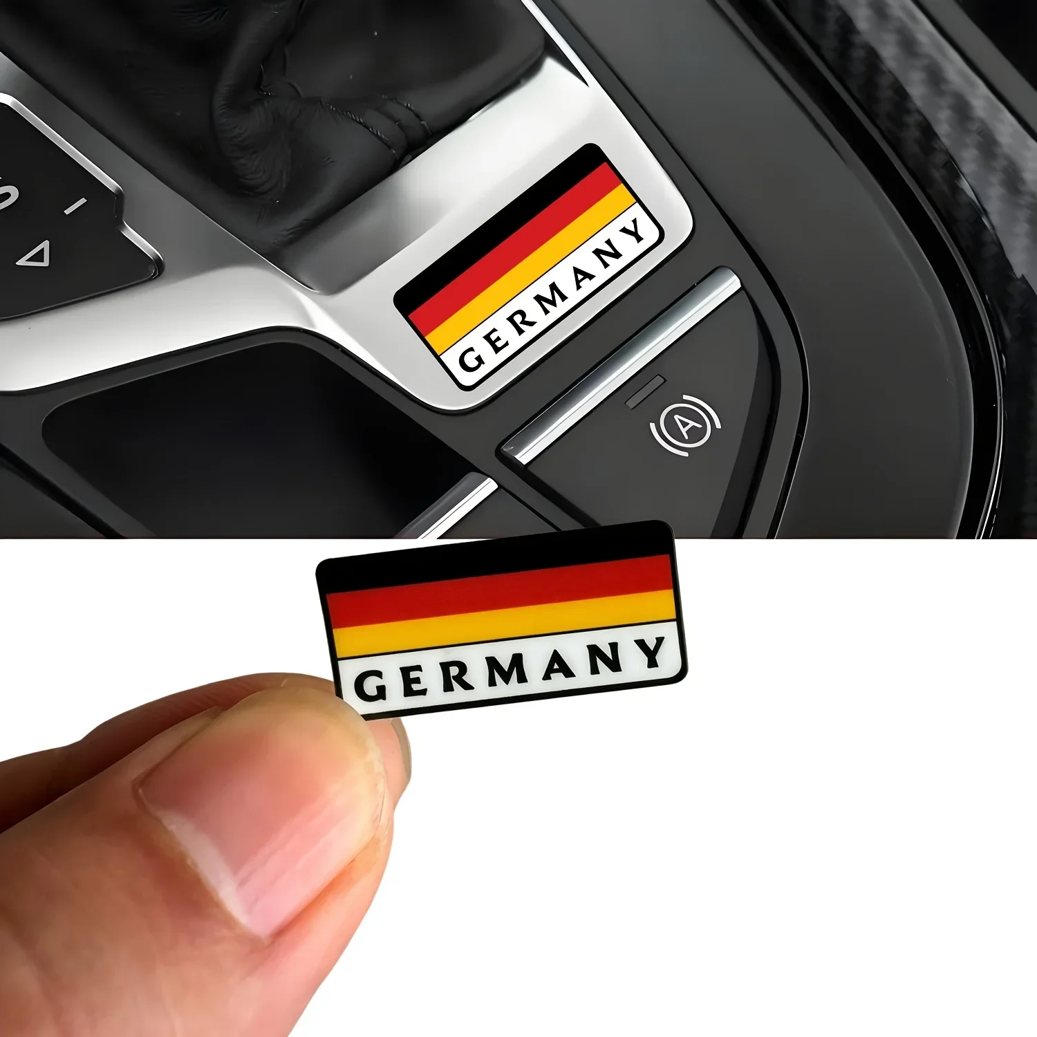 German Flag Car Sticker Waterproof PVC Vinyl Decal Motorcycle Laptop Window Helmet Bumper Outdoor Decor Gift