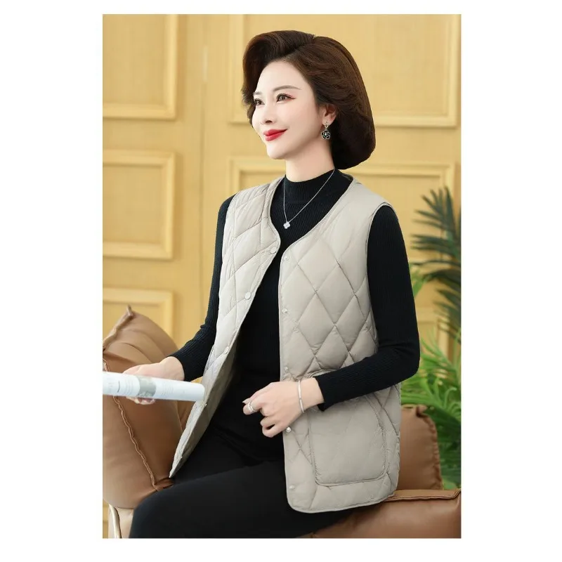 

Осенне-зимний однотонный модный жилет без рукавов, повседневный топ с карманом и круглым вырезом