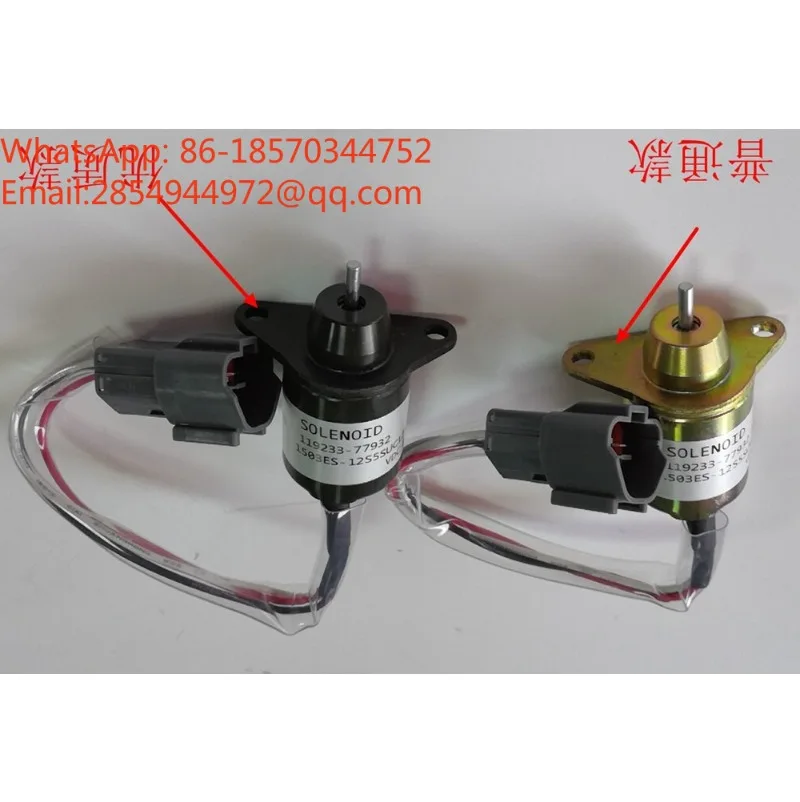 Engine 4TNV94 98 Flameout Solenoid Valve Excavator Parts Flameout Switch