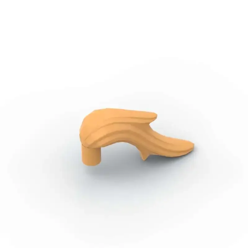 MOC 10PCS 파트 브릭스 22411 헤어밴드 깃털 머리장식 블록 세트 동물 꼬리 입자 아이디어 퍼즐 장난감 어린이 생일 선물