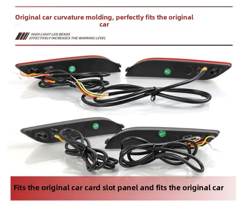 For Lexus RX300 RX350 RX450 2023-2026 Car Rear Bumper Light Reflector Upgrade LED Driving Brake Warning Light Navigation Light detail image 6