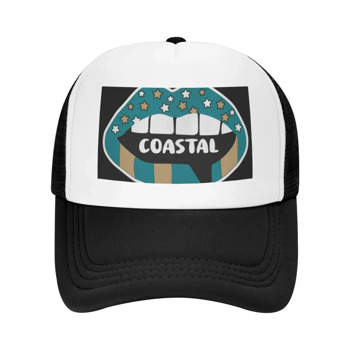 Coastal Carolina Lips Poster Baseball Cap Fishing cap Gentleman Hat Men's Women's