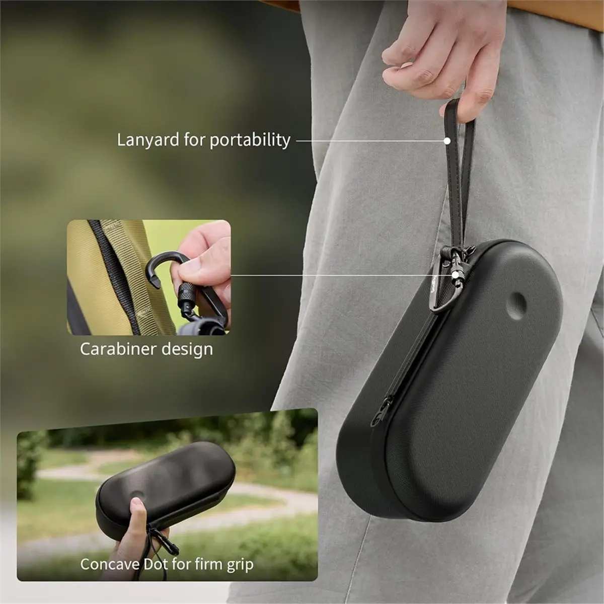 Protective Carrying Case for Pocket 4P for Luna Ultra Waterproof and Impact-Resistant, Hard Bag 6642
