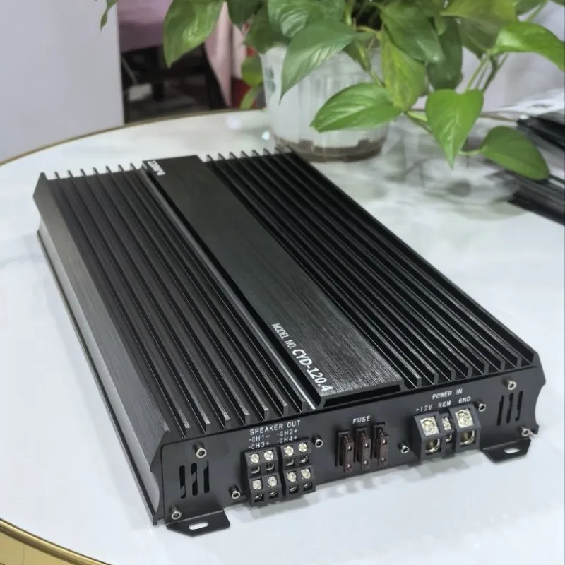 Modified subwoofer 4-way high-power class D digital car power amplifier y