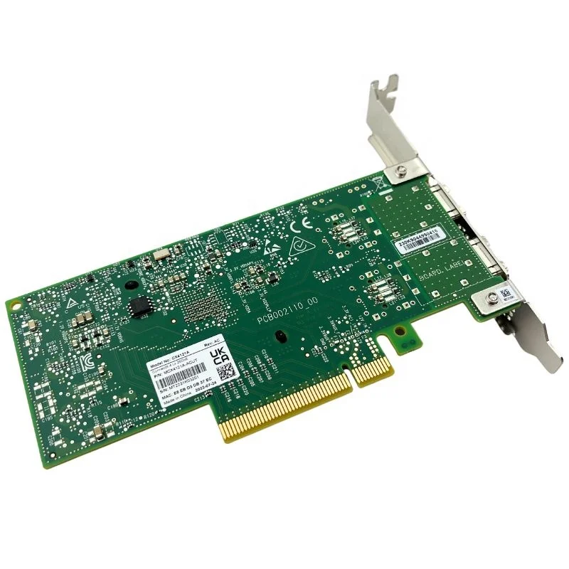 بطاقة واجهة شبكة إيثرنت PCIe 3.0 X8 25GbE ثنائي المنفذ 10 جيجابت إيثرنت SFP28 بطاقة محول Mellanox MCX4121A-ACUT #6