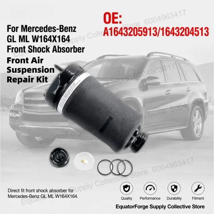 

Comfort Ride High Stability Direct Fit Front Shock Absorber for Mercedes-Benz GL ML W164X164 - OE A1643205913/1643204513