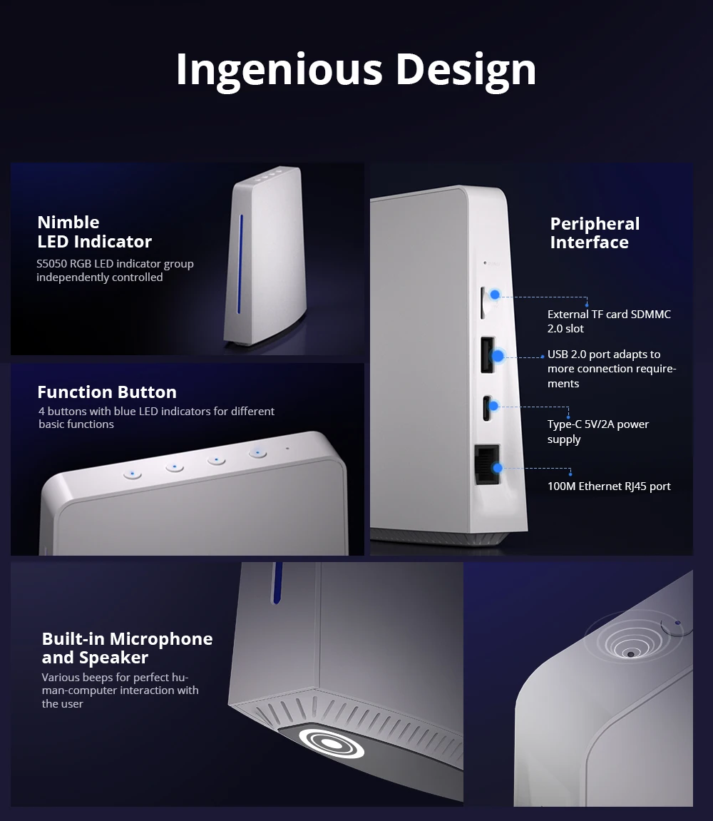 SONOFF iHost Smart Home Hub AIBridge Zigbee Gateway Matter Hub Private Local Server Compatible with Wi-Fi LAN Devices Open API