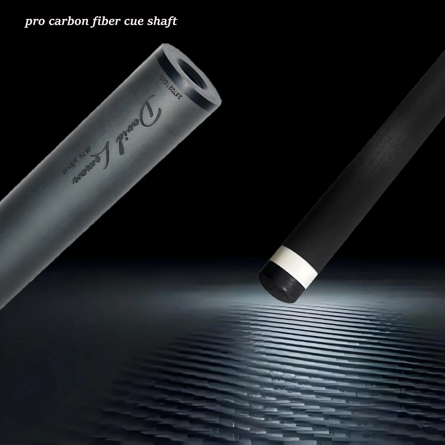 DAVID LOMAN PRO Versione Fibra di Carbonio Professionale stecca da biliardo albero accelerazione conica ghiera juma Con schiuma silenziosa