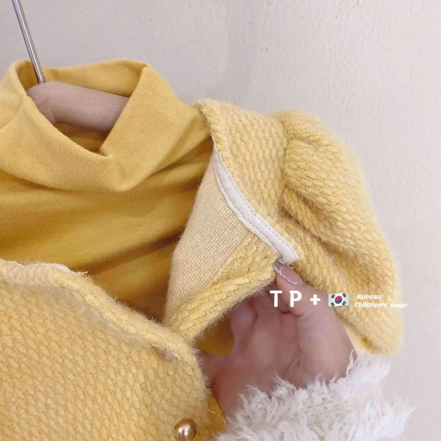 Children Clothing 2025 Autumn Winter Korean Style Girls Cause Sweet Fashion Set Shirt Coat Three Pieces Clothes Set image 6
