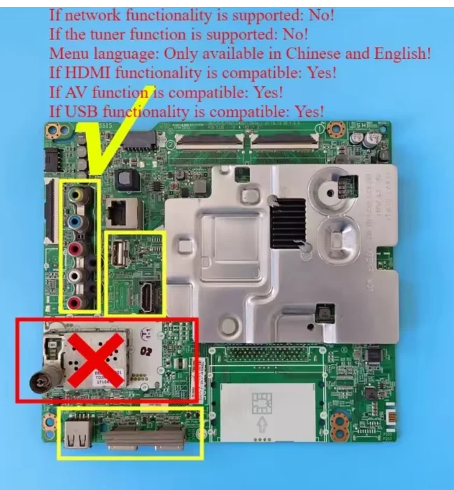 EAX67133404(1.0) Motherboard EAX67133404 Main Board is for 55UJ6500-CB 49LG6300-CA 55UJ634V 43UJ634V UJ630V 49UJ635V 49UJ620V