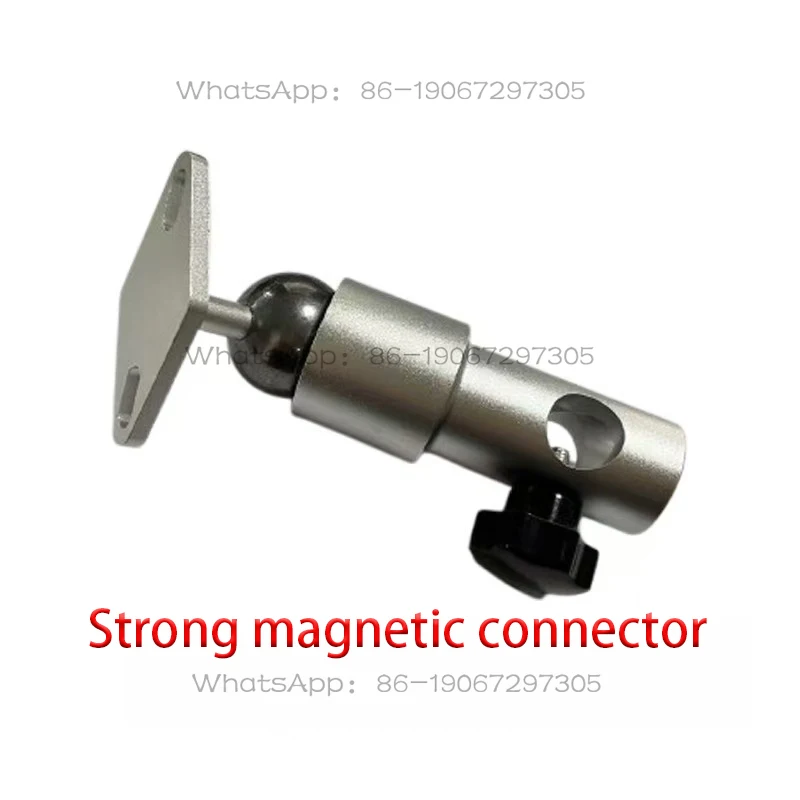 The magnetic connection device of the lamp board and bracket strong connector is suitable for repairing car dents
