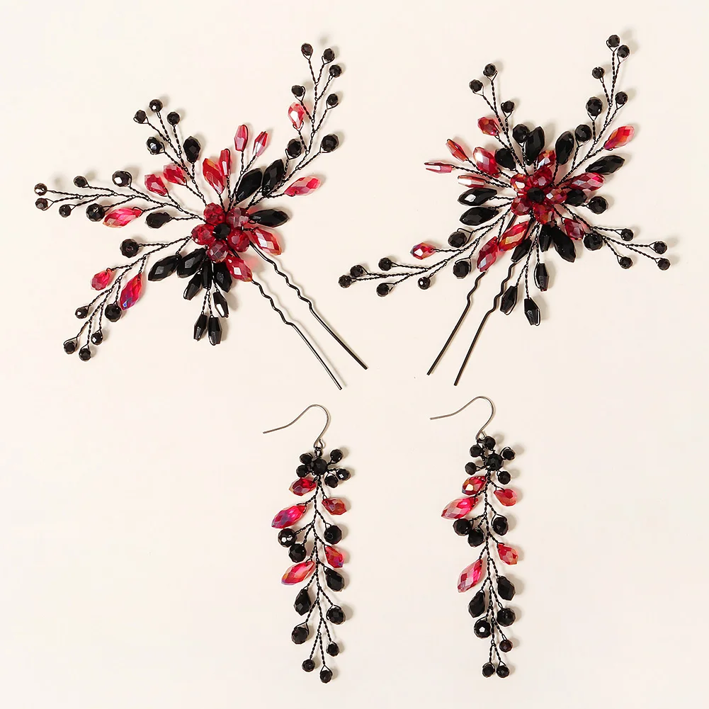 Halloween Spinne Haars pangen für Frauen Mädchen Pony Haarnadeln Strass Haars pangen Festival Prinzessin Haarschmuck Schmuck – Detail 33