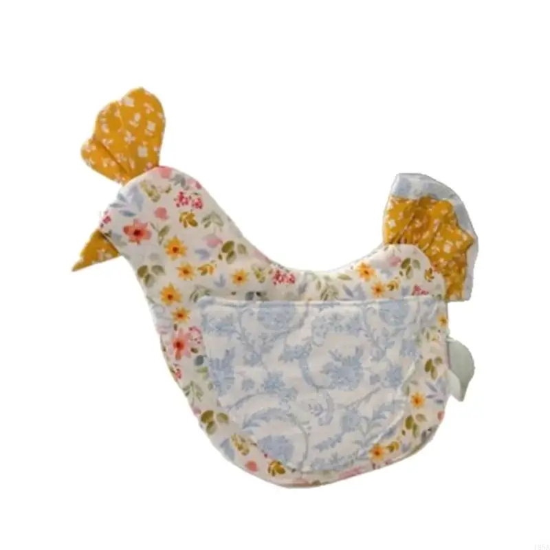 Practical Chick Themed Oven Mitt And Hot Pad Combo Pot Holder For Home Use 