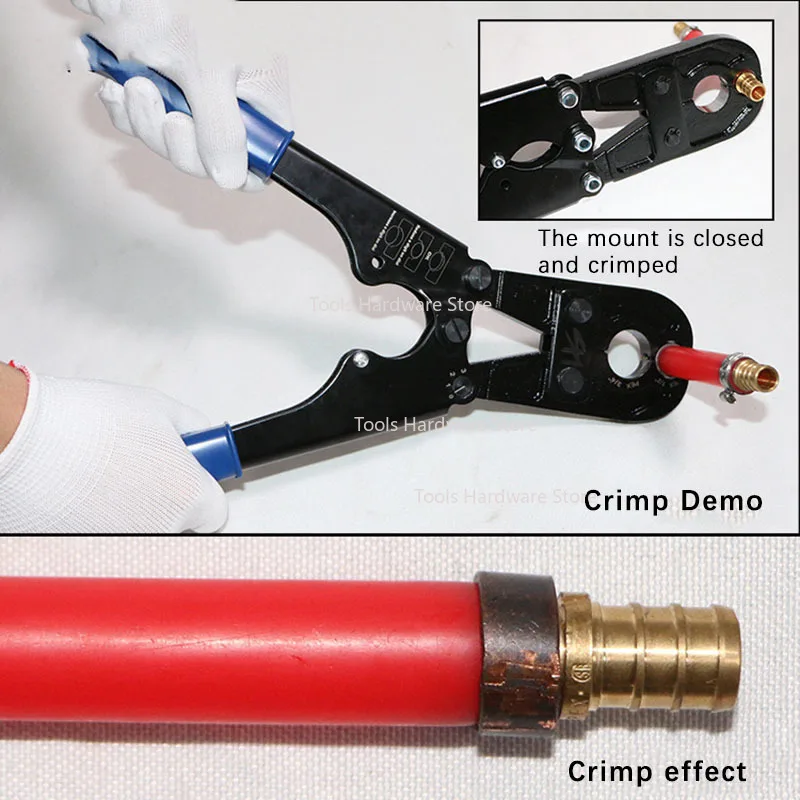 Pex Manual Pipe Joint Crimping Tool Copper Ring Clamping Pliers Set Mechanical Pressing Pliers Accessories