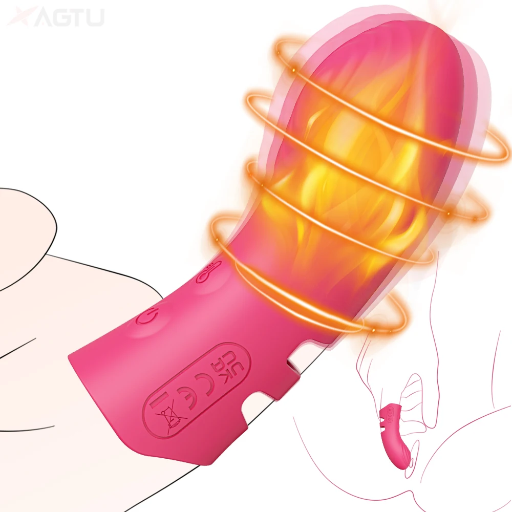 Powerful Finger Vibrator for Women Nipple Clitoris Stimulator G Spot Dildo Erotic Massager Sex Toys for Women Adult Goods