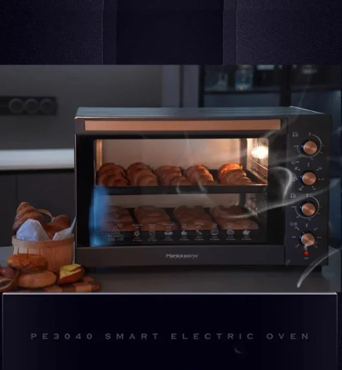 เตาอบไฟฟ้าเชิงพาณิชย์ความจุขนาดใหญ่ 120L ในครัวเรือนห้องส่วนตัวอบเตาระเบิดร้อนอเนกประสงค์อัตโนมัติ