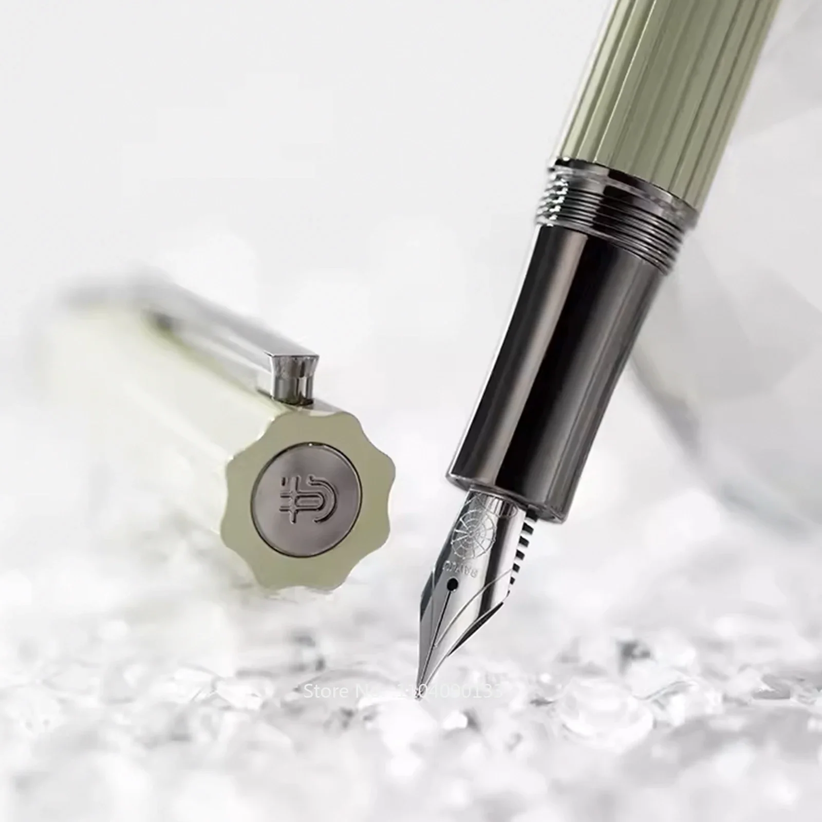

Hot NEW Banju Ferris Wheel Sky Ring Series Fountain Pen EF/F/M Iridium Nib Office Writing Supplies Stationery Gift Grey Green Bl