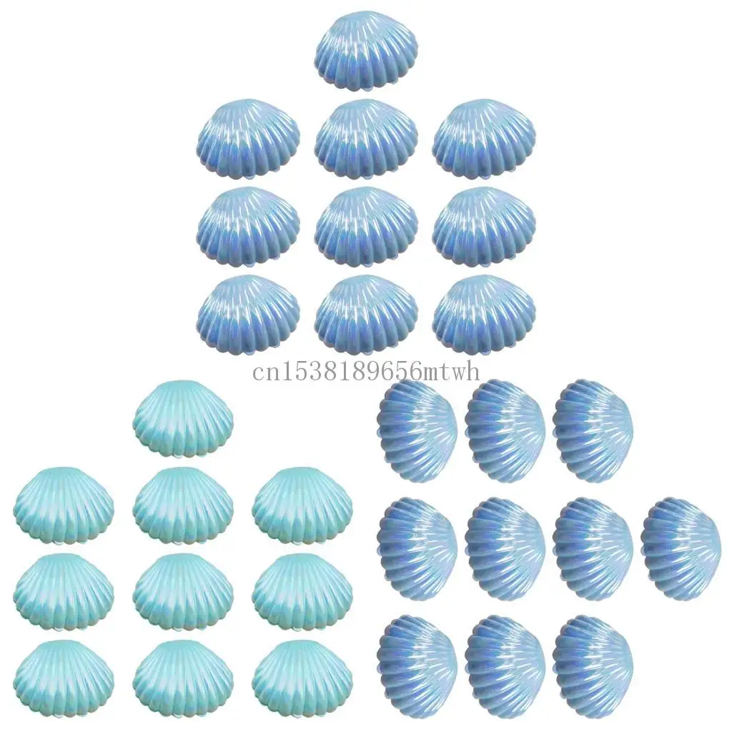 Стильная пляжная тематическая держатель для свадебных услуг мерцающий пластиковая раковина подарочная упаковка организатор B03d