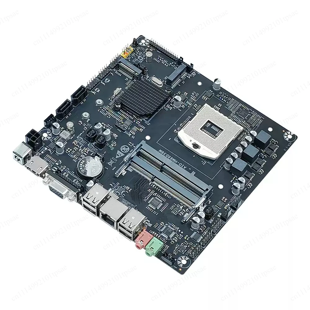 HM65 All-in-One Computer Motherboard DDR3 Memory with COM Interface ITX Industrial Control Motherboard DC12V-19V Power Supply