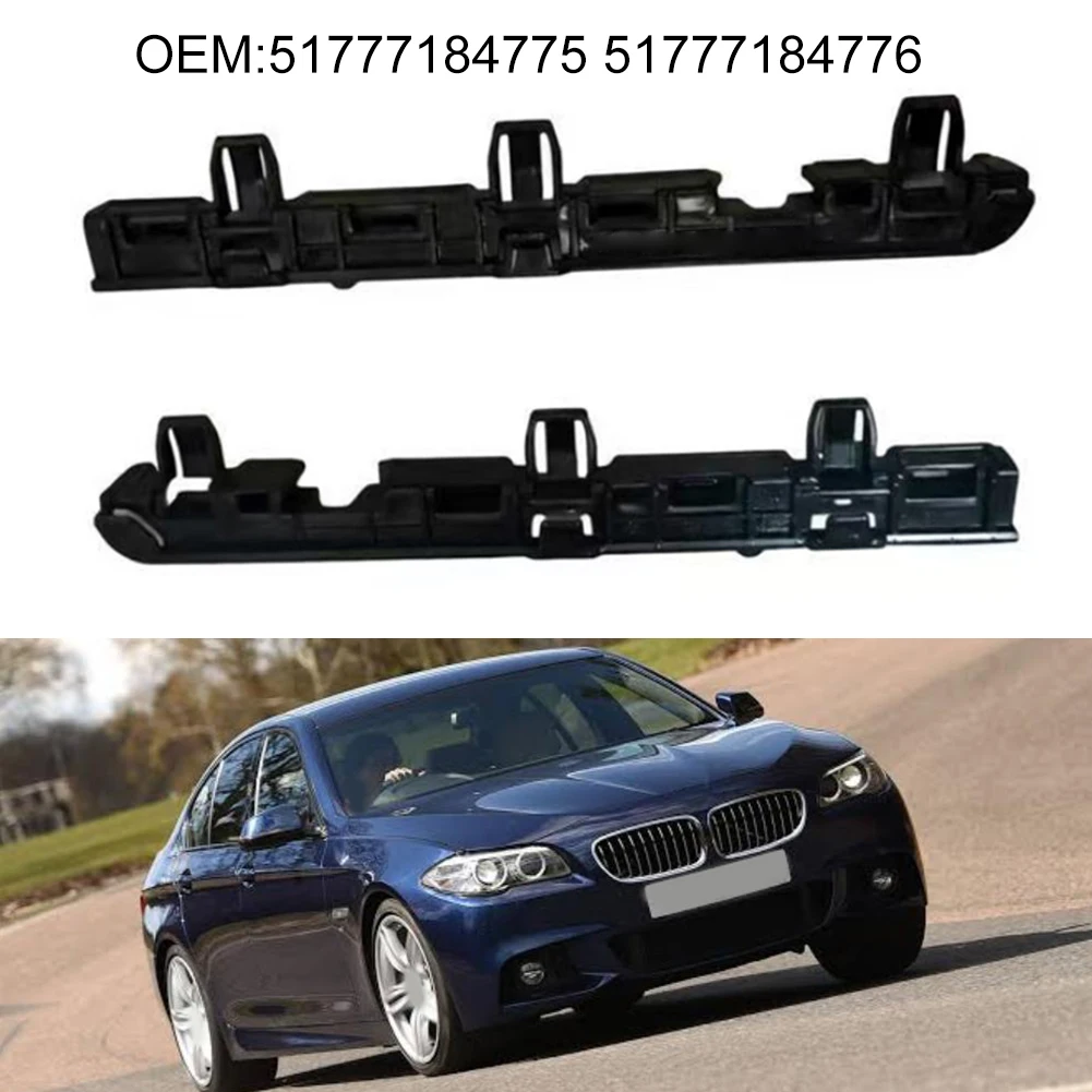 1x For BMW For 5 Series For F18 (Long Wheelbase 2010–2017) Car Side Skirt Rocker Panel Support Bracket 51777184775 (Left), 51777