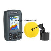 Sonar Sounder Color LCD Boat 200KHz/83KHz Dual Sonar Frequency 80M Detection Floats for Fishing