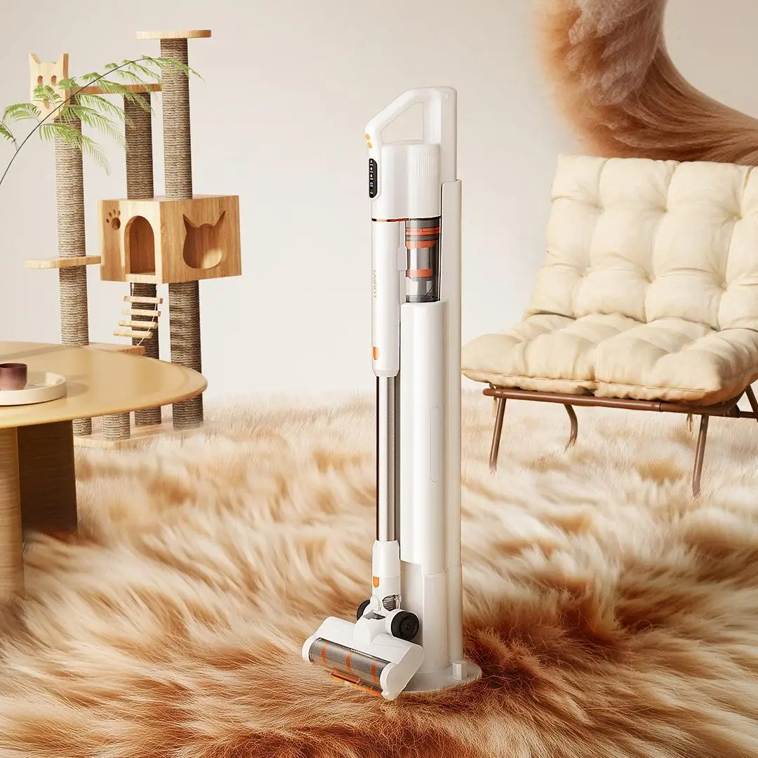 

Uwant Dust Collection Vacuum Cleaner Green Light Dust Pet Hair Anti-winding Wireless Handheld