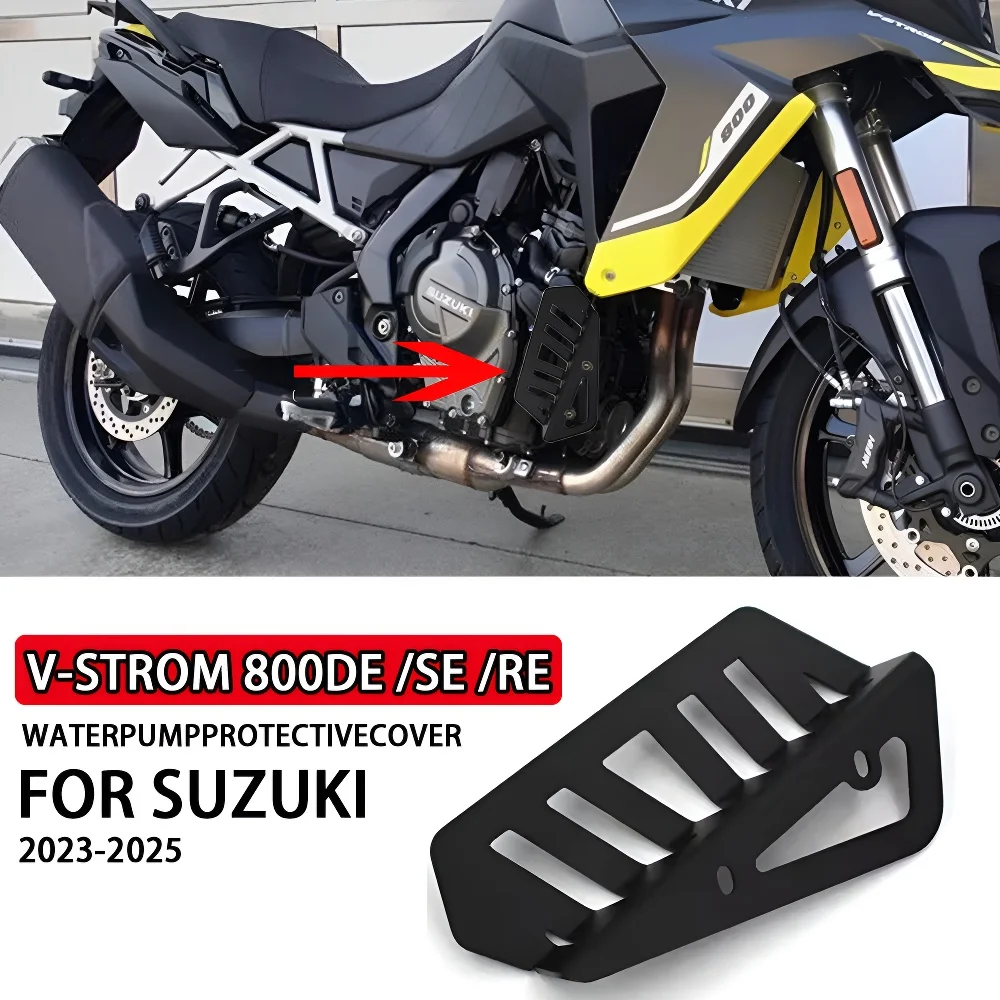 

2025 800DE SE RE New Motorcycle 800DE 800SE Aluminum Water Pump Guard Compatible For SUZUKI V Strom SE DE RE Accessories