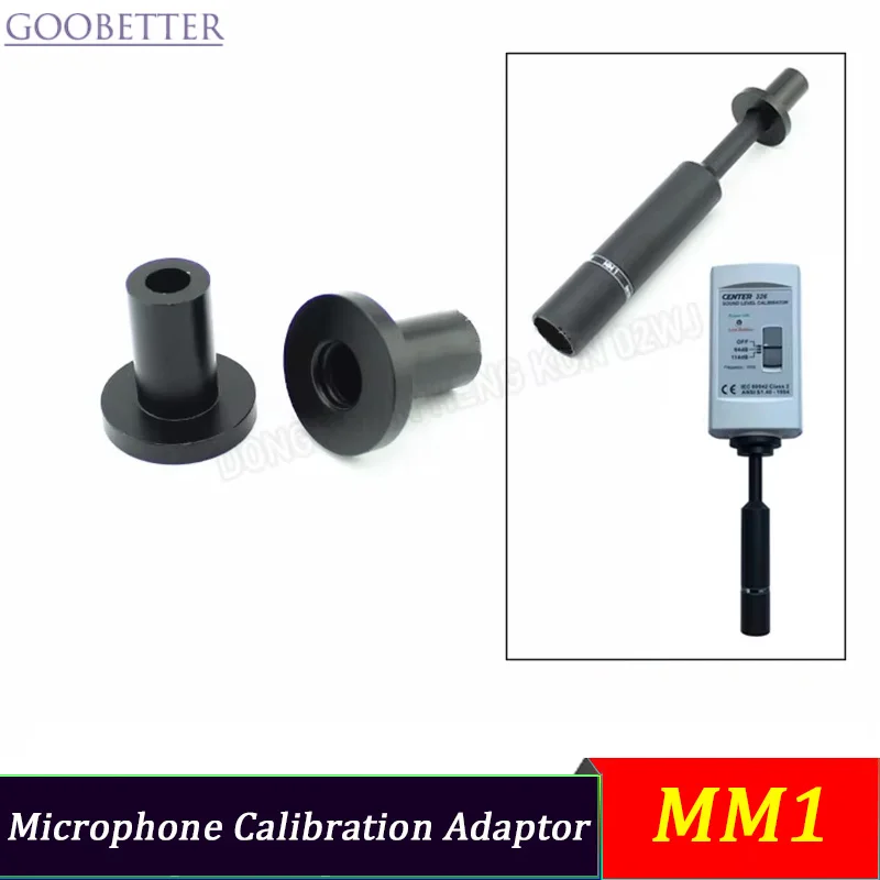 MM1 Calibration Adaptor Microphone Calibrator Coupling Head Mating Adapter for 1/2