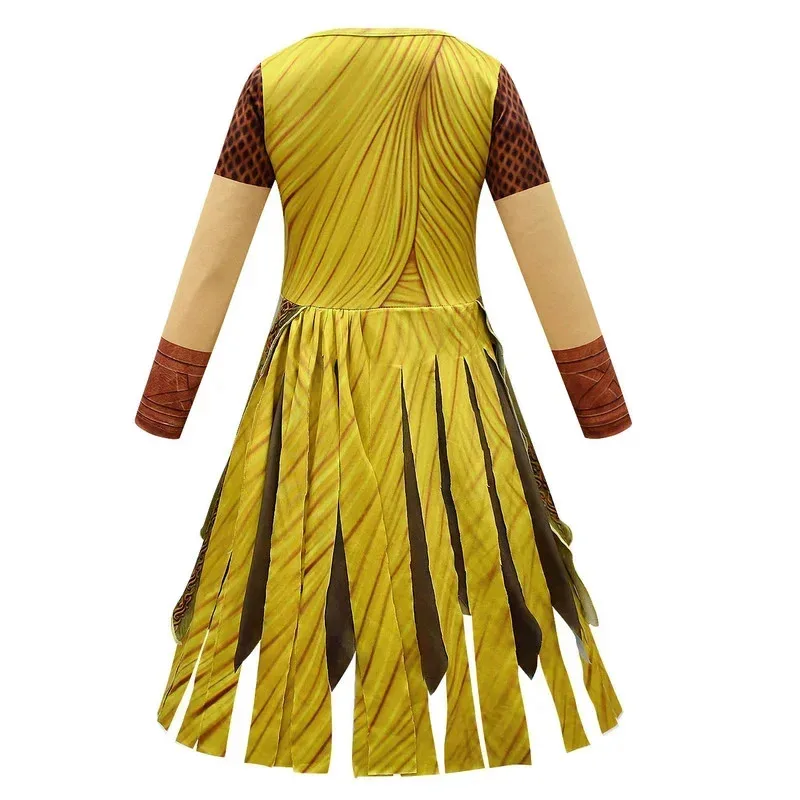 The Last Dragon and R-Raya Cosplay Costume Halloween for Kids Anime Cosplay Clothes Princess dress Children Performance Costume