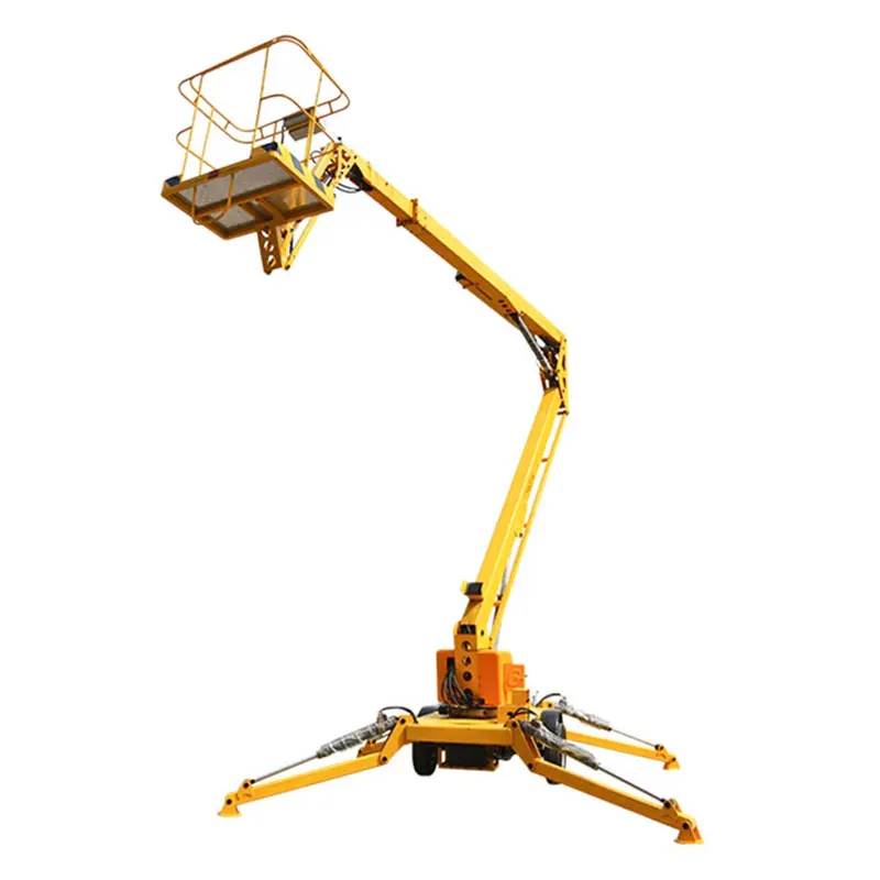 Qiyun Kinglift 8 10 12 20m Diesel AC DC Power Hydraulic Boom Lift Billboard Construction Maintenance Cleaning ODM OEM