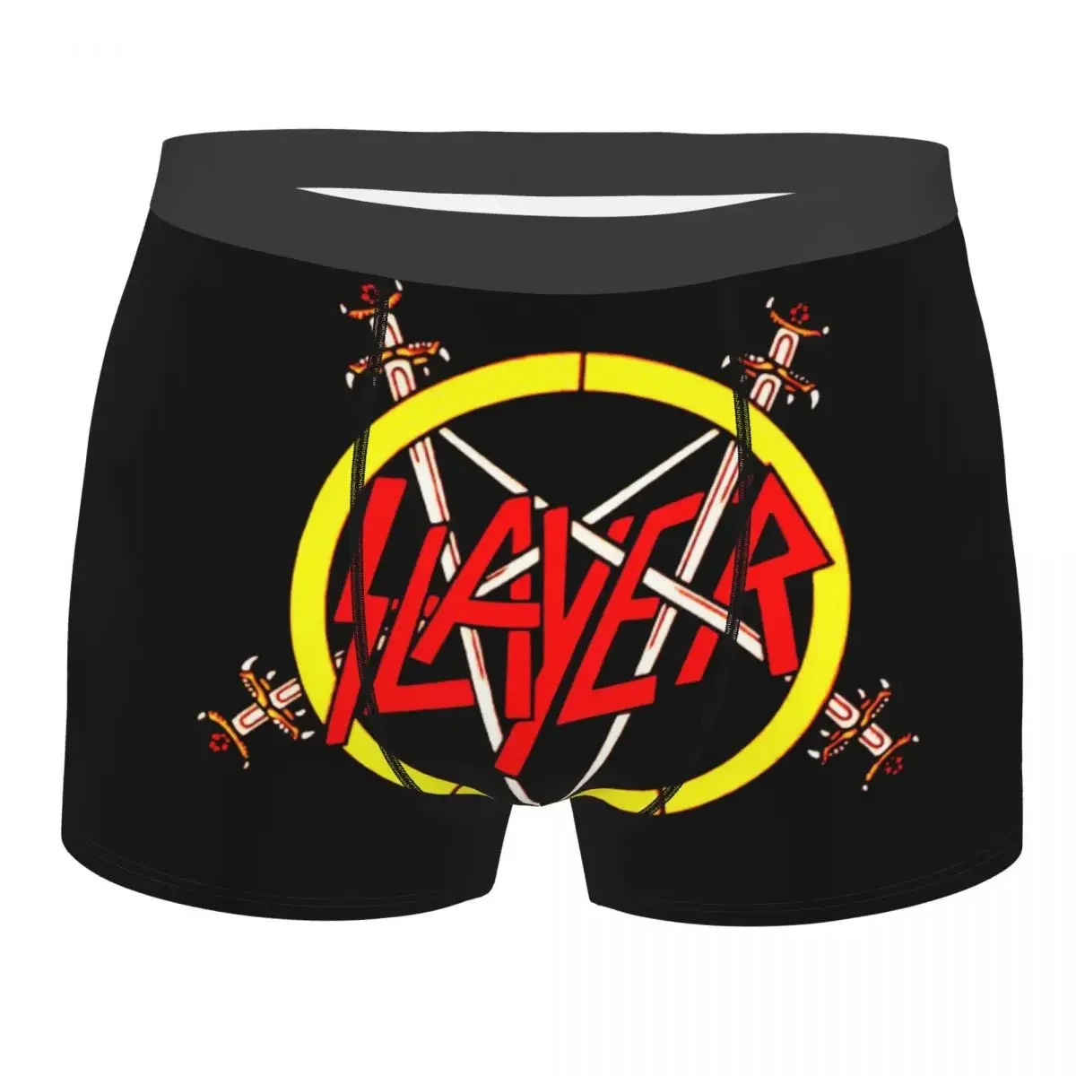 Cool Slayers Logo Boxers Shorts Panties Male Underpants Comfortable Heavy Rock Briefs Underwear