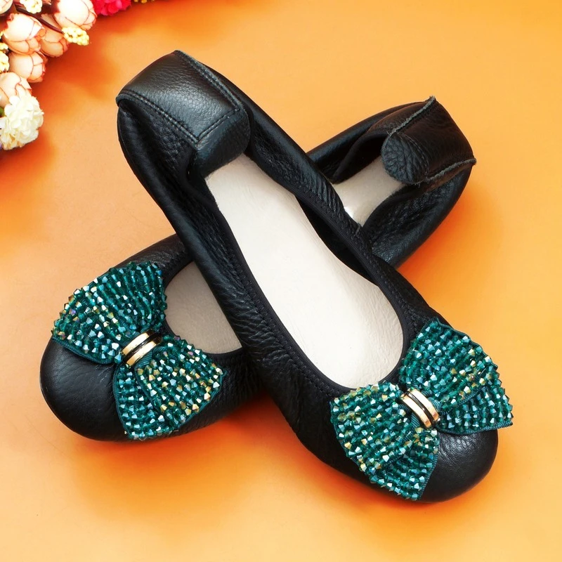 Ladies Ballet Flats New In Sandals Women Lolita Casual Outside 2024 Summer Fashion Slides Butterfly-Knot Female Loafers Shoes