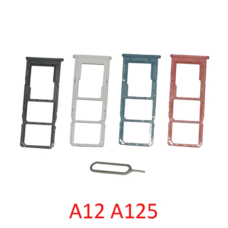 Phone Sim SD Card Tray For Samsung Galaxy A52 A52s A72 5G A02 A12 New SIM Adapter Chip Holder Slot Drawer Parts + Tool