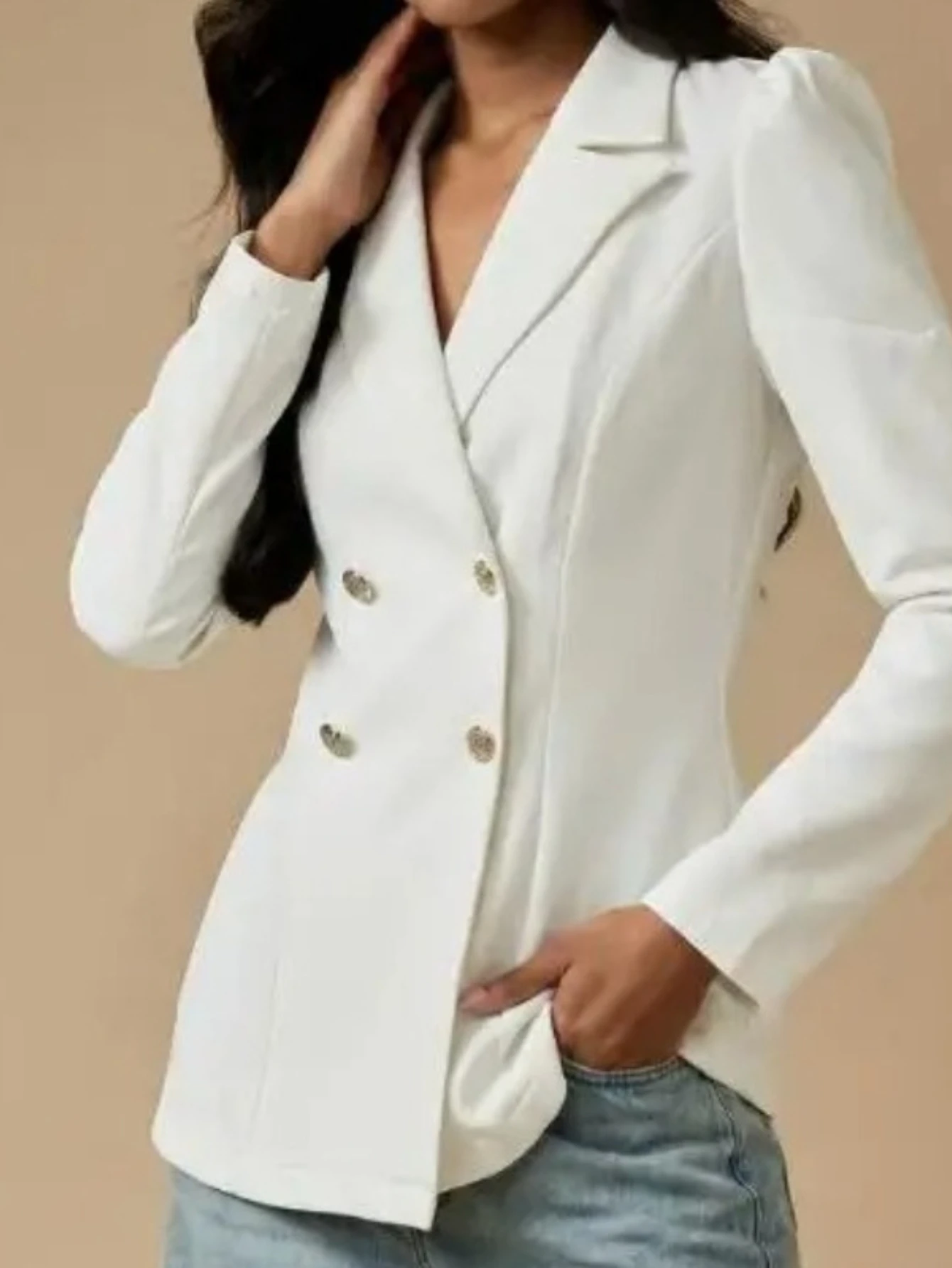 

Commuting New Women's Long Sleeve Suit Coat Office Ladies Fashion Business Elegant