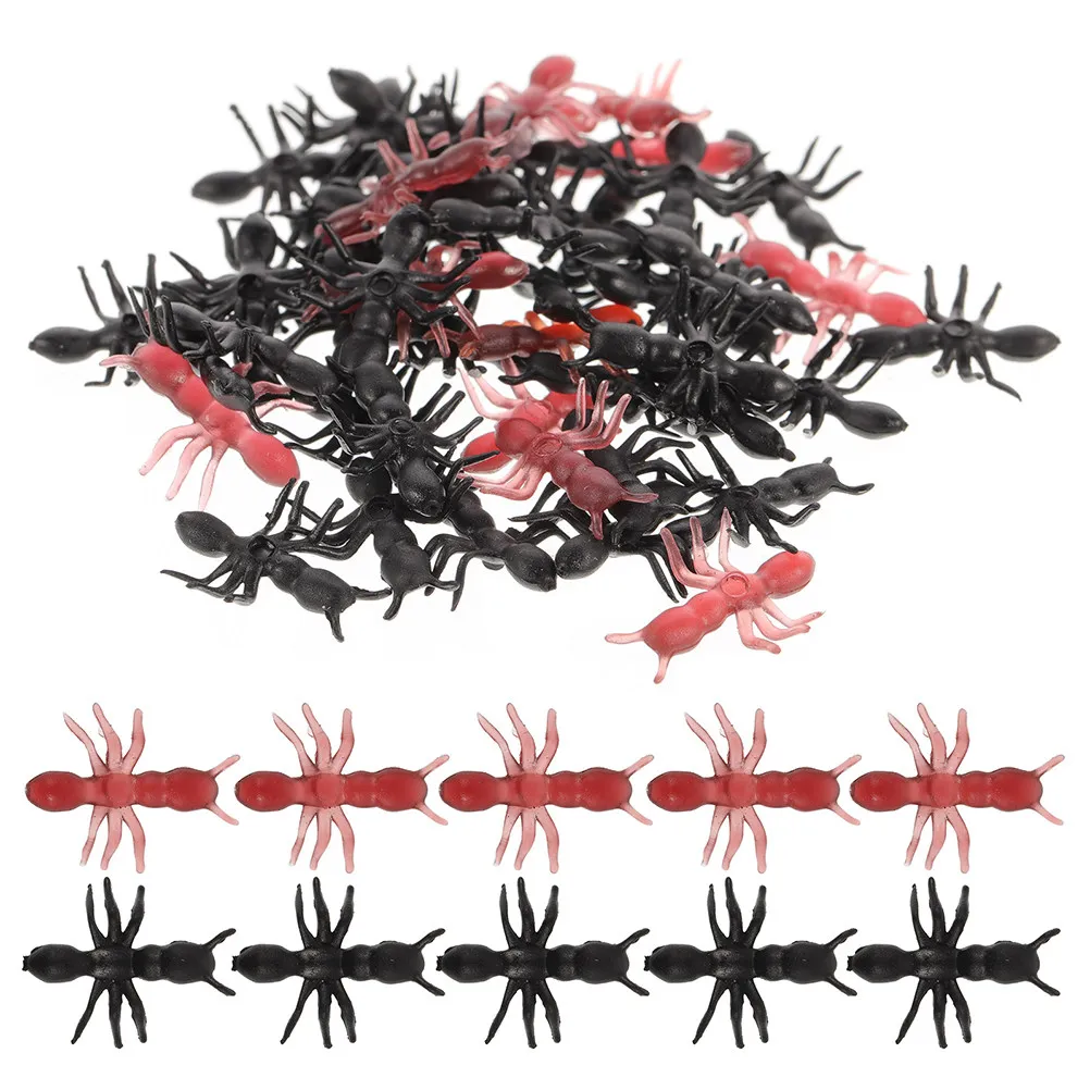 

1000Pcs Realistic Plastic Ants Simulation Insect Prank Halloween Festival Decoration Classroom Nature Learning