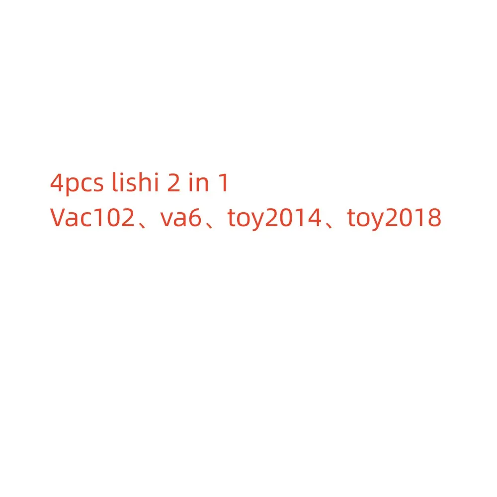 4pcs lishi 2 in 1 Vac102、va6、toy2014、toy2018