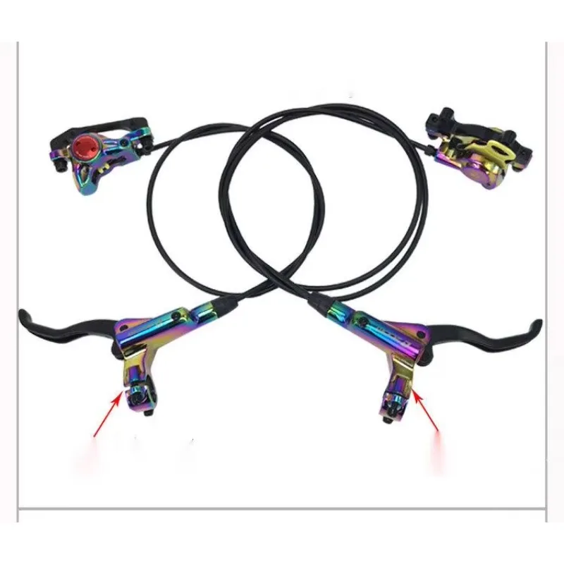 STLF Zoom  HB875 MTB Oil Brake 180mm BMX/ Road Bicycles Alloy Components with Brake Pads Rotors Levers Use for Mountain Bike