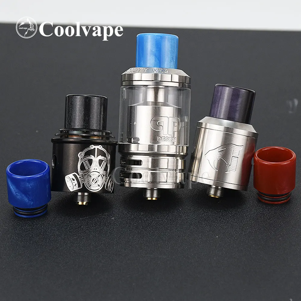 

810 Drip Tip in Random Colors, Resin Material Compatible with Drop Dead RDA and Coilturd AN RDA