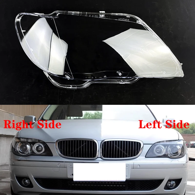 

Headlight Plastic Cover Shade Transparent Lampshade Lamp Lens Headlamp Shell For BMW 7 Series E65 E66 2005-2008