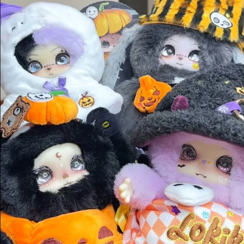 Lokiki خدعة وعلاج سلسلة صندوق أعمى أفخم دمية العصرية سطح المكتب زخرفة لجميع القديسين الذكور/الإناث لعبة مناسبة للجمع