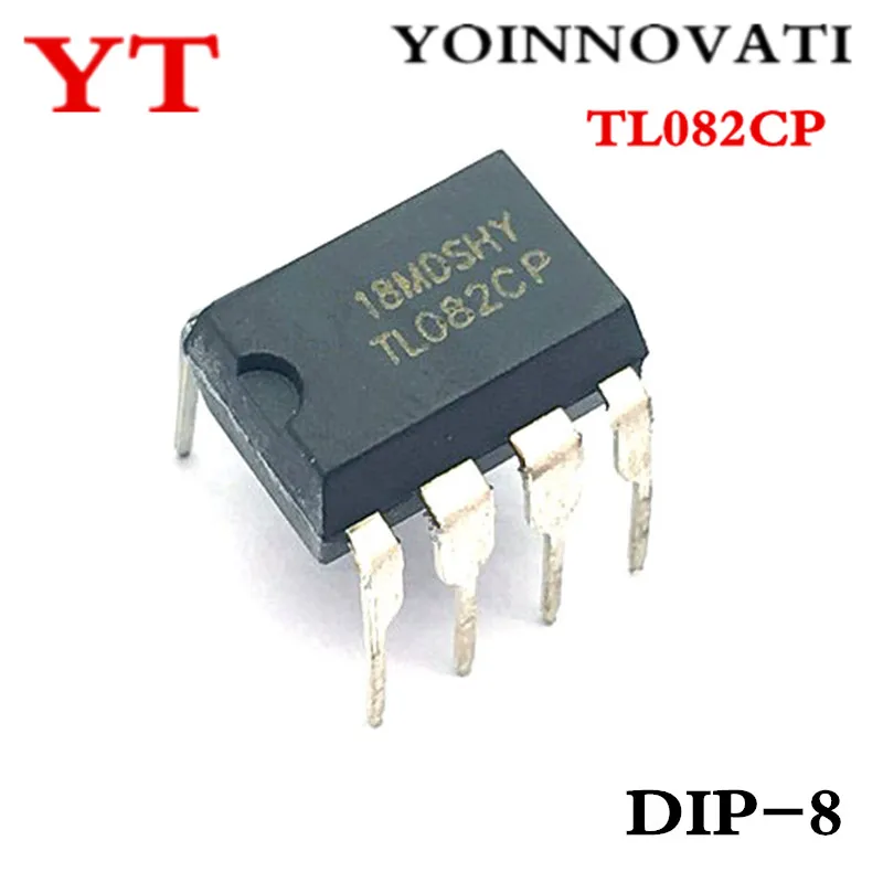 50 unidse TL082CP TL082 TL082CN OPAMP JFET 4MHZ DIP-8  YOINNOVATI