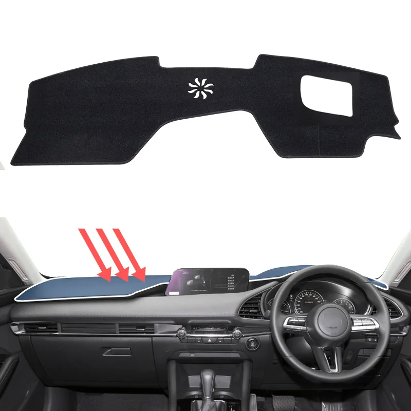 

Car Dashboard Mat for Mazda 3 BP 2019 2020 2021 2022 2023 Sunshade Protective Carpet Dash Mat Dashmat