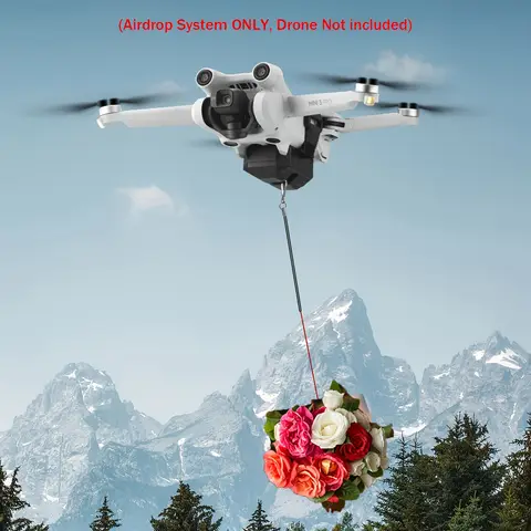 DJI Mini 3 Pro Drone Airdrop System Kit - Heavy Airborne Load Drop with 4-in-1 Load Release Mechanism